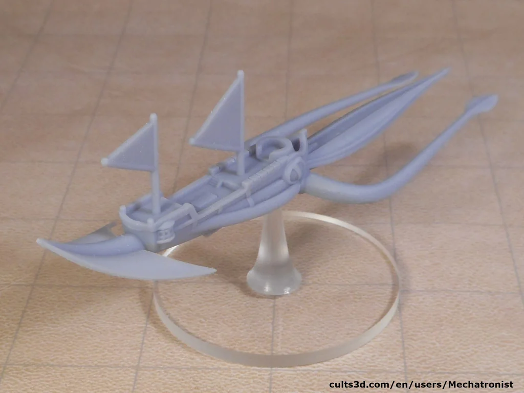 Миниатюра Корабля Осминога из D&D Spelljammer