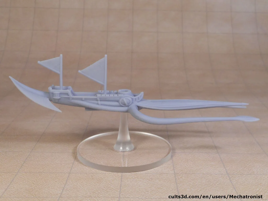 Миниатюра Корабля Осминога из D&D Spelljammer