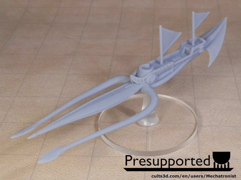 Миниатюра Корабля Осминога из D&D Spelljammer