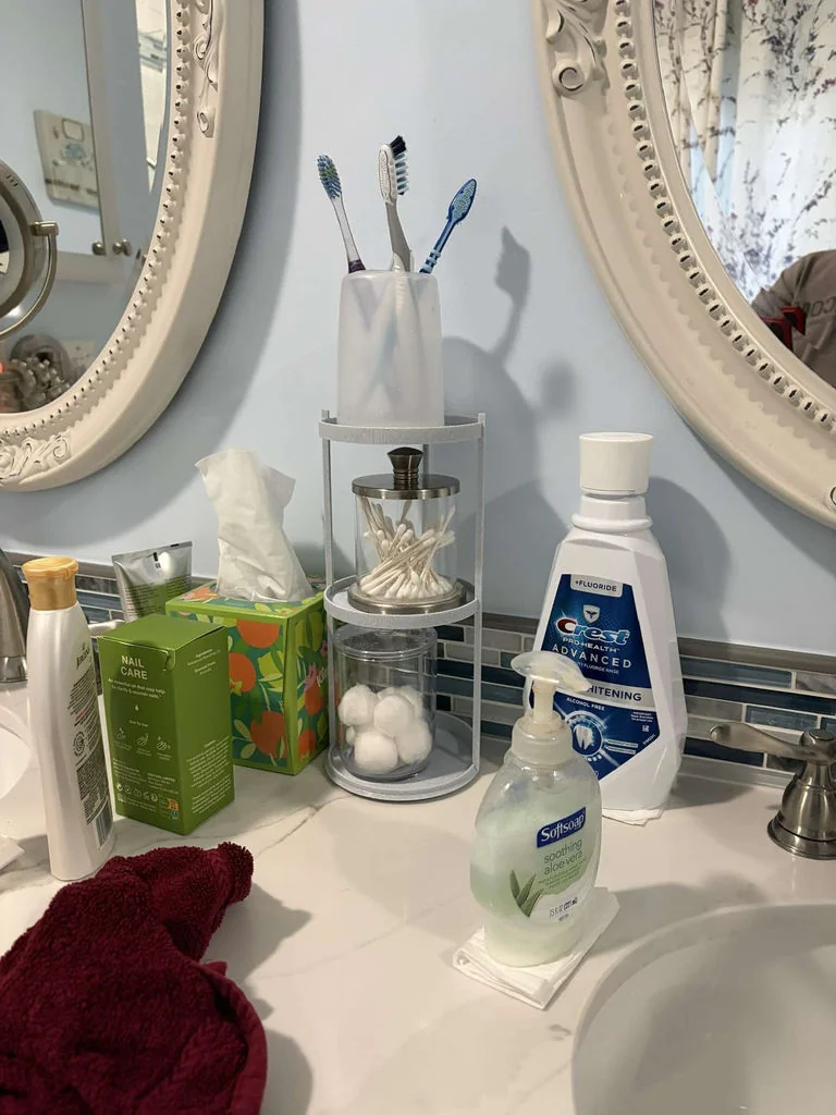 Хранение в ванной: Тумба-стеллаж