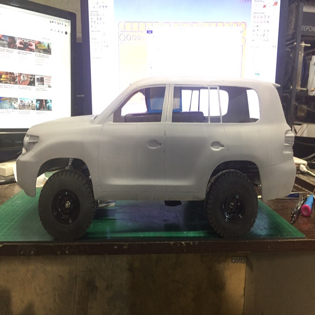 3D-модель кузова Toyota LC200