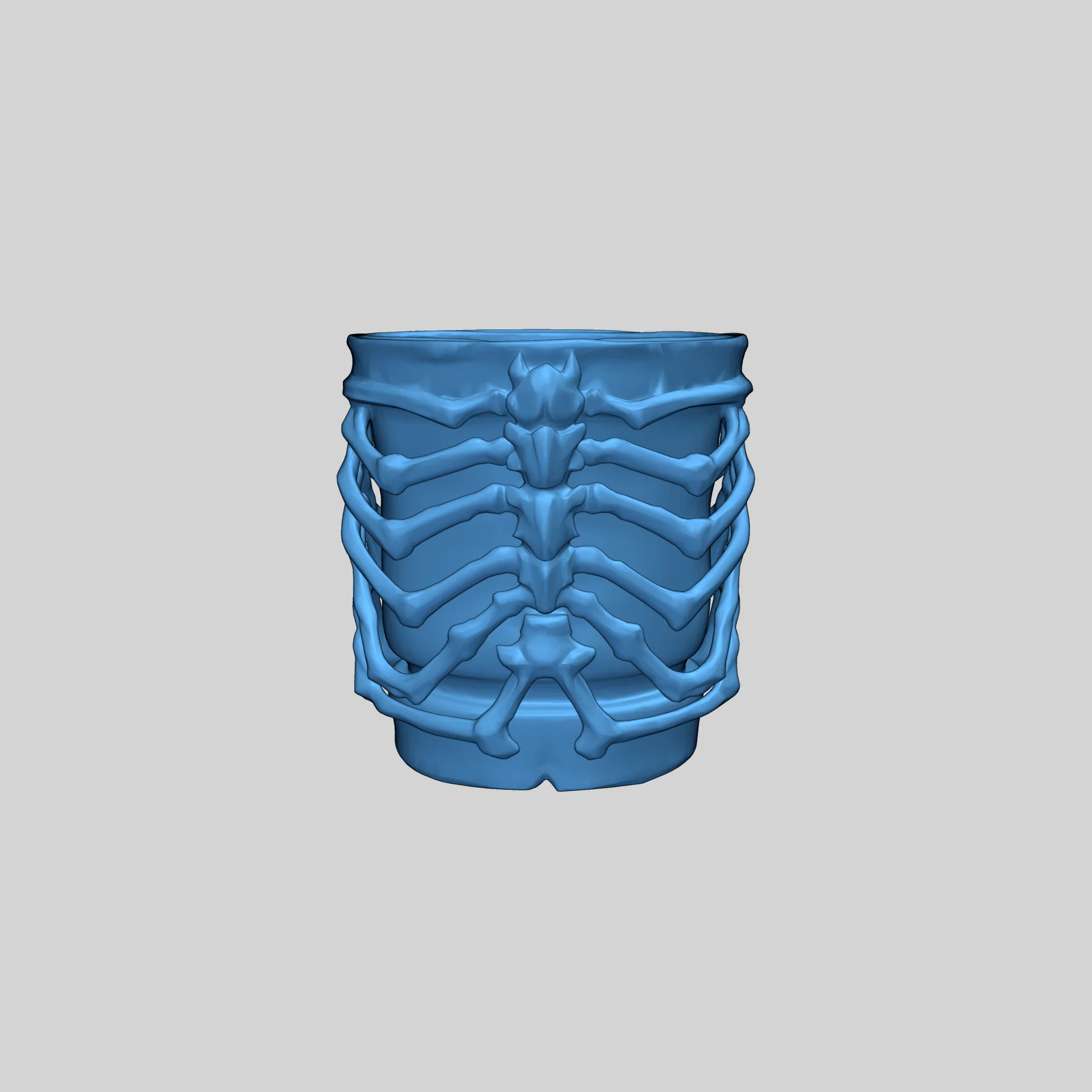 Цветочный горшок в форме кости