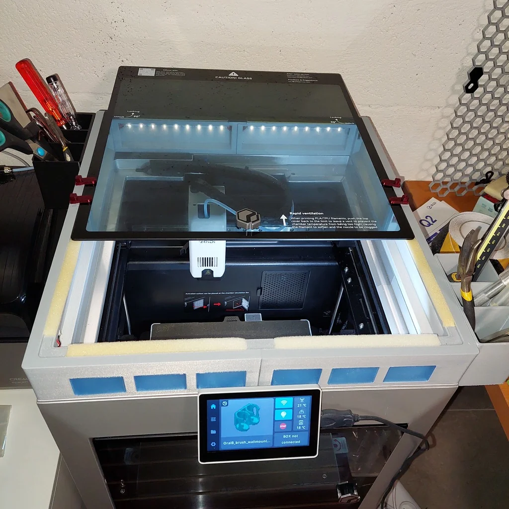 QIDI Q2 riser - LED освещение и инструменты