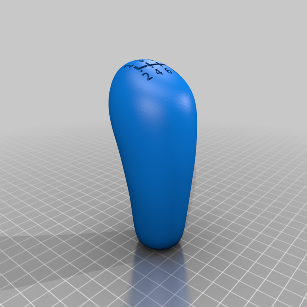 Модель 3D ручки переключения Toyota Tacoma