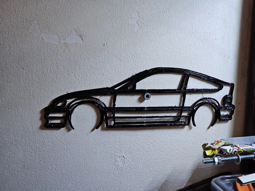 3D Wallsticker Honda CRX