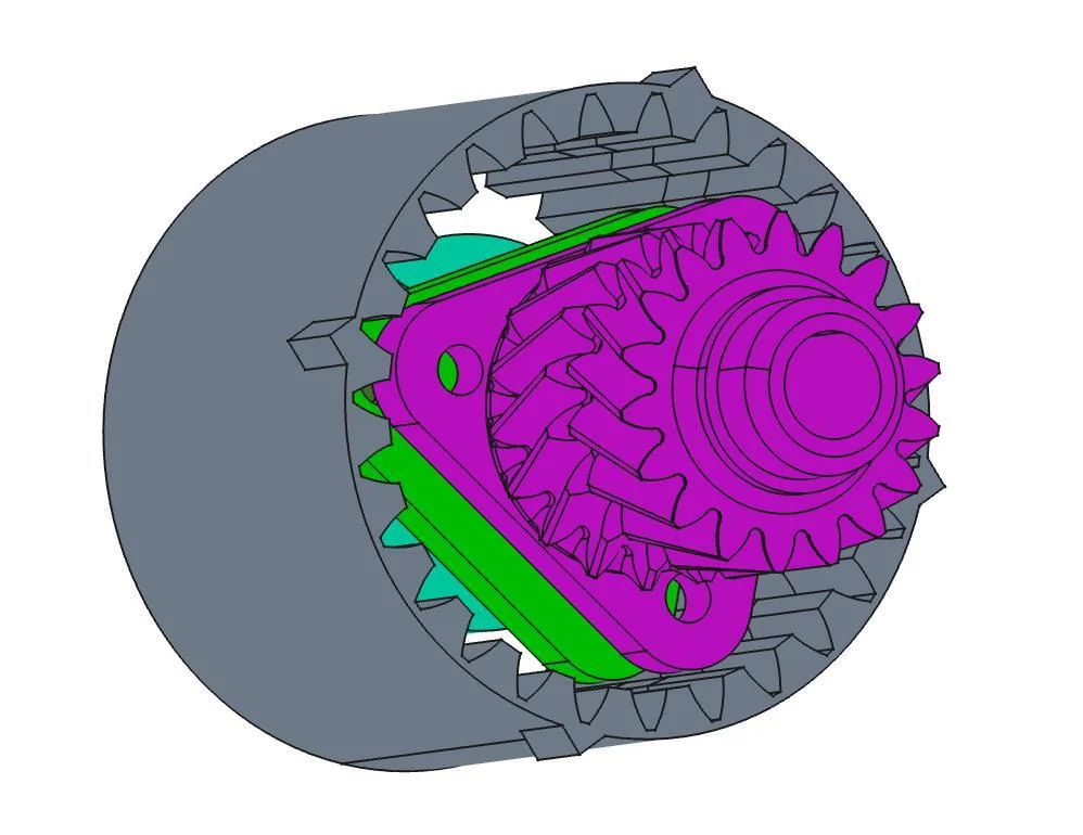 Система планетарных шестерен для Tarmo4