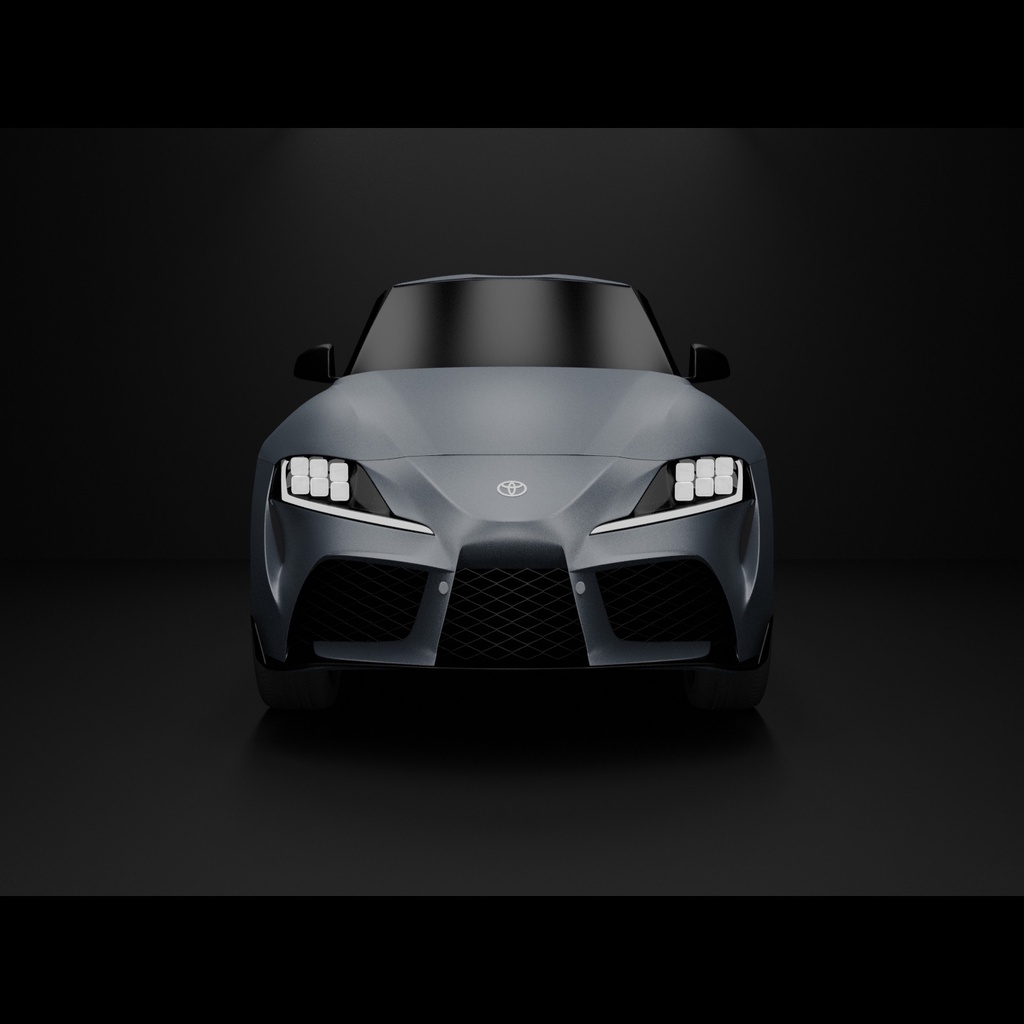 Высокополигональная реплика нового Toyota Supra