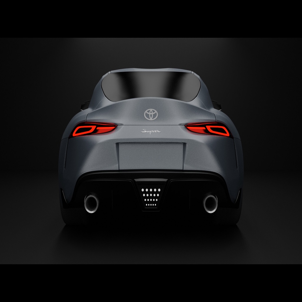 Высокополигональная реплика нового Toyota Supra