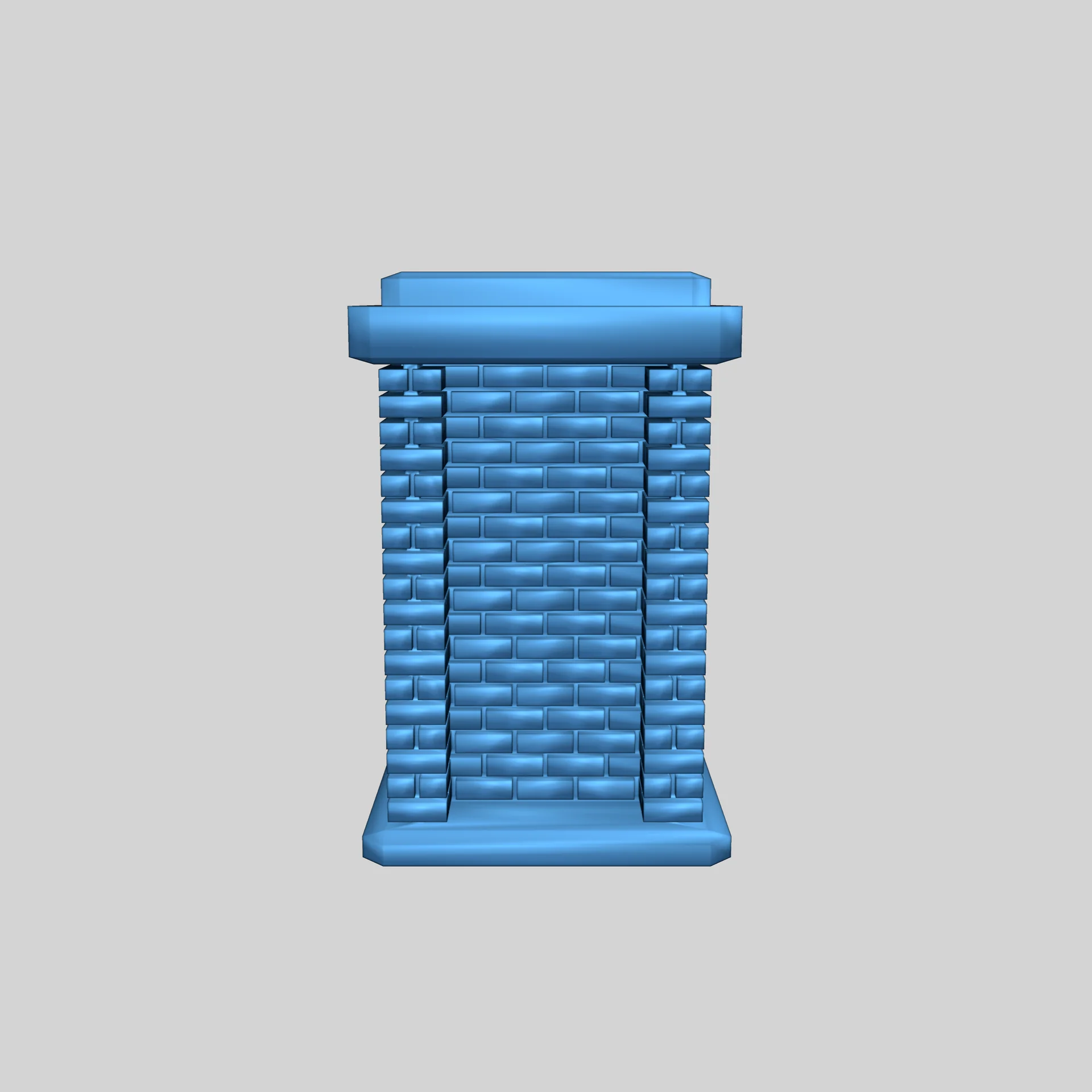 Кирпичная колонна входа 1:87 HO