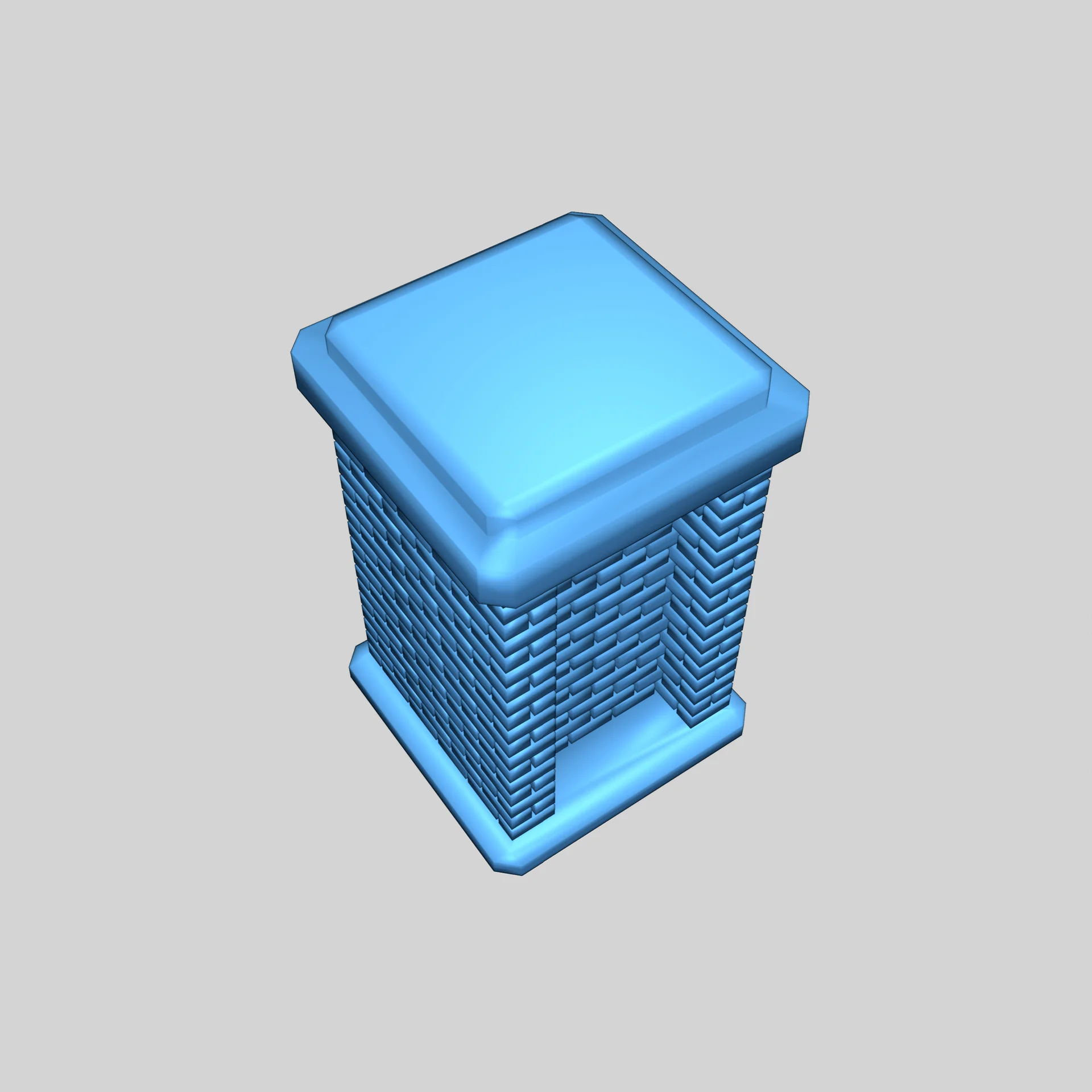 Кирпичная колонна входа 1:87 HO