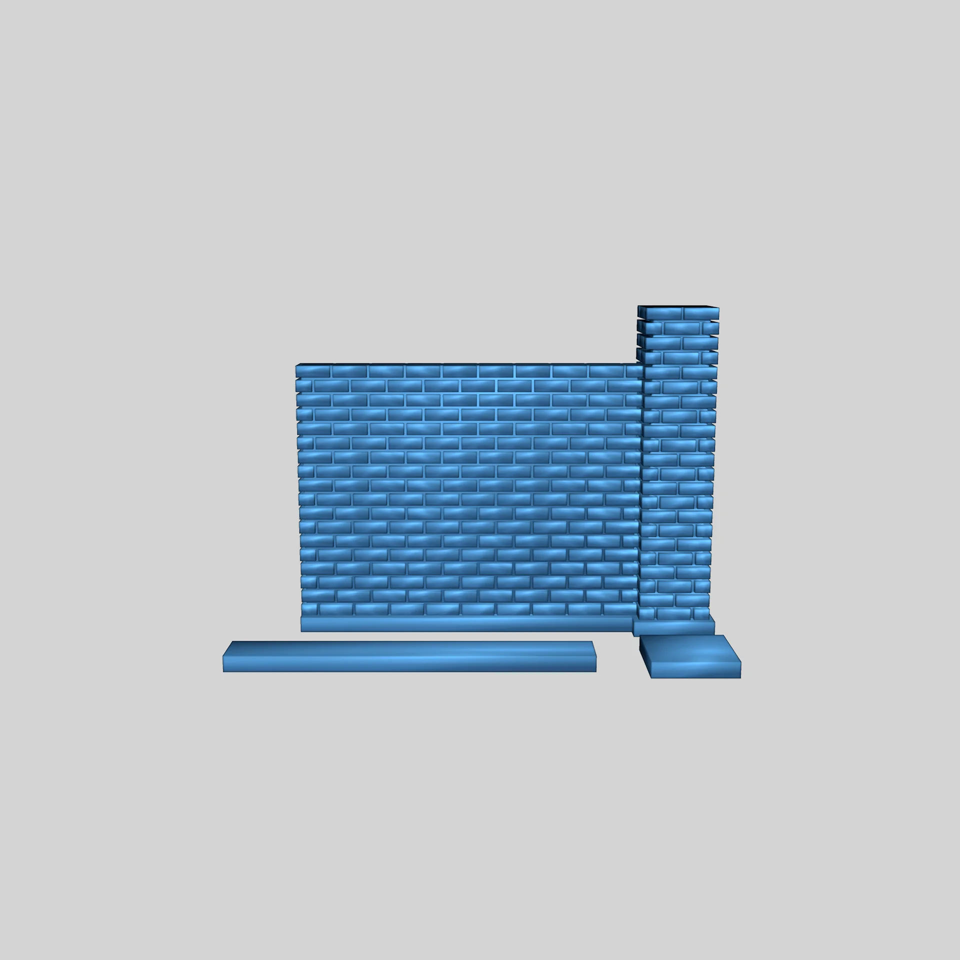 Кирпичная колонна входа 1:87 HO