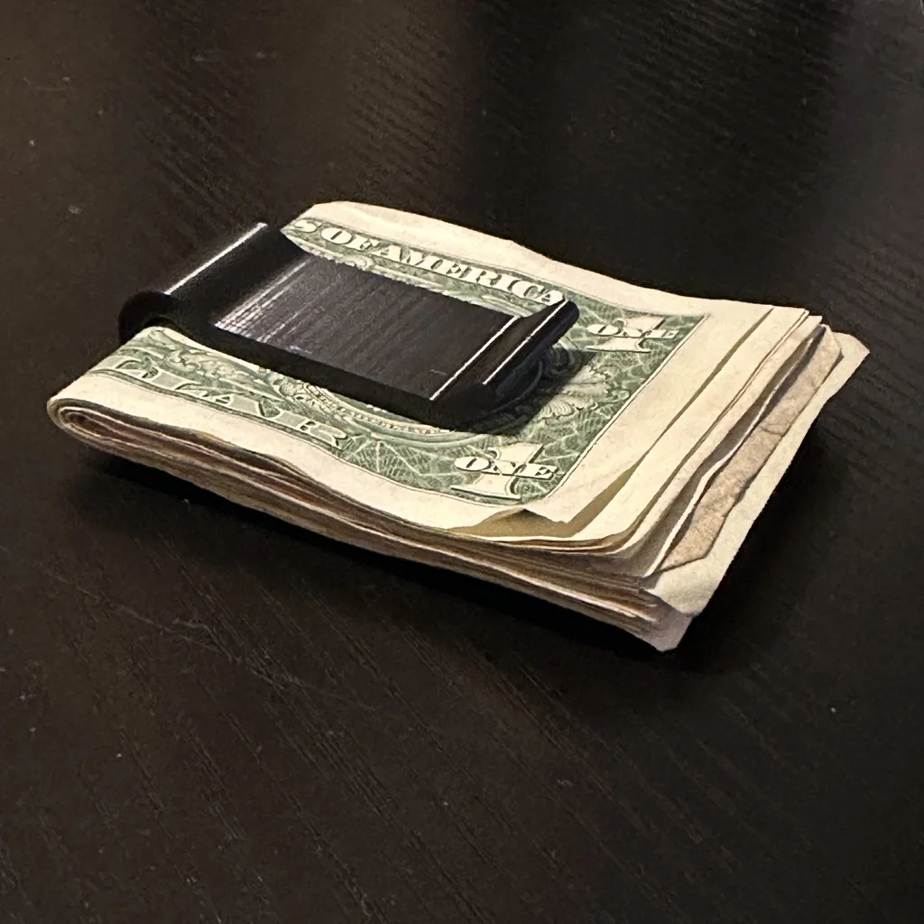 Простой зажим для денег - Легкая печать