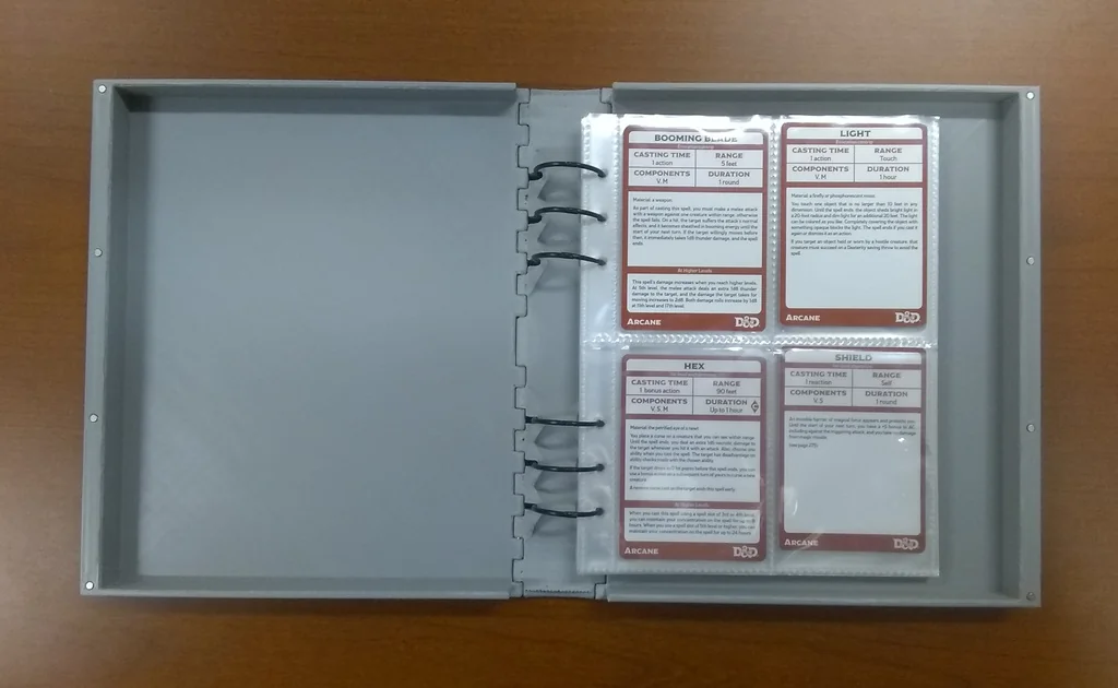 Книга для карт заклинаний D&D