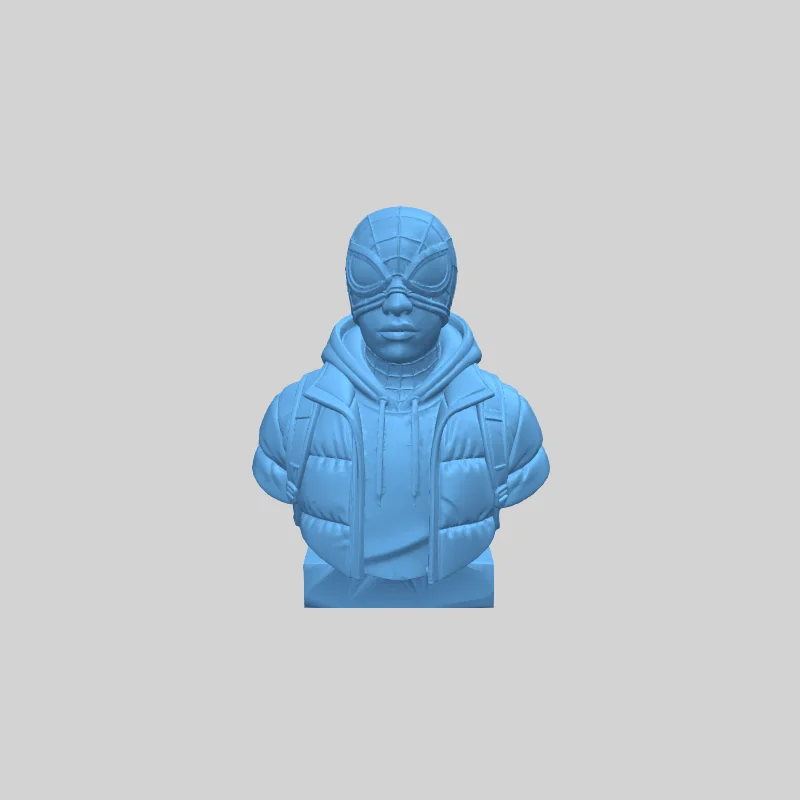 Бюст Человека-паука (Майлз Моралес) в уличном стиле