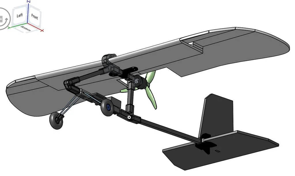 Ультралегкий радиоуправляемый самолет