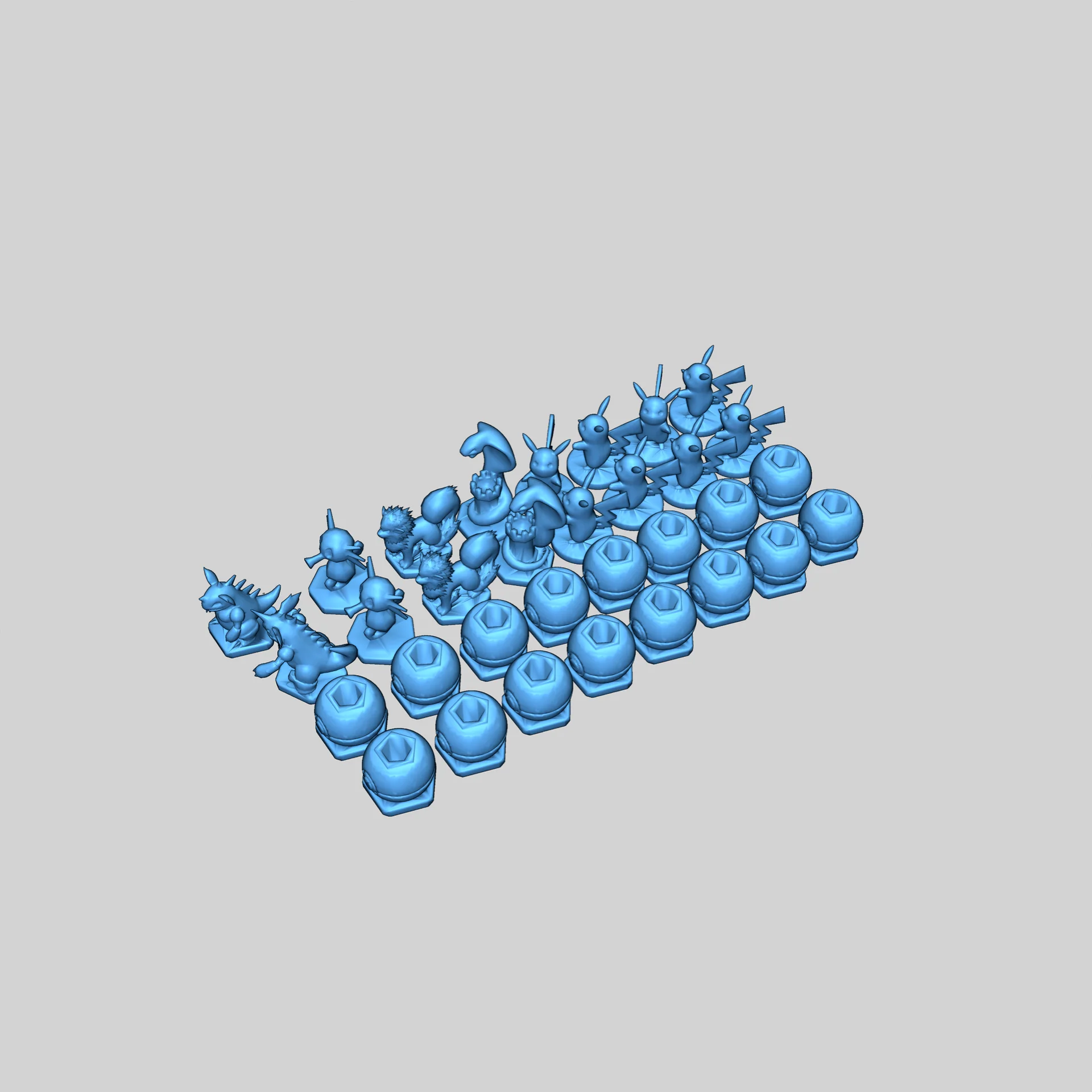 Шахматный набор Покемонов