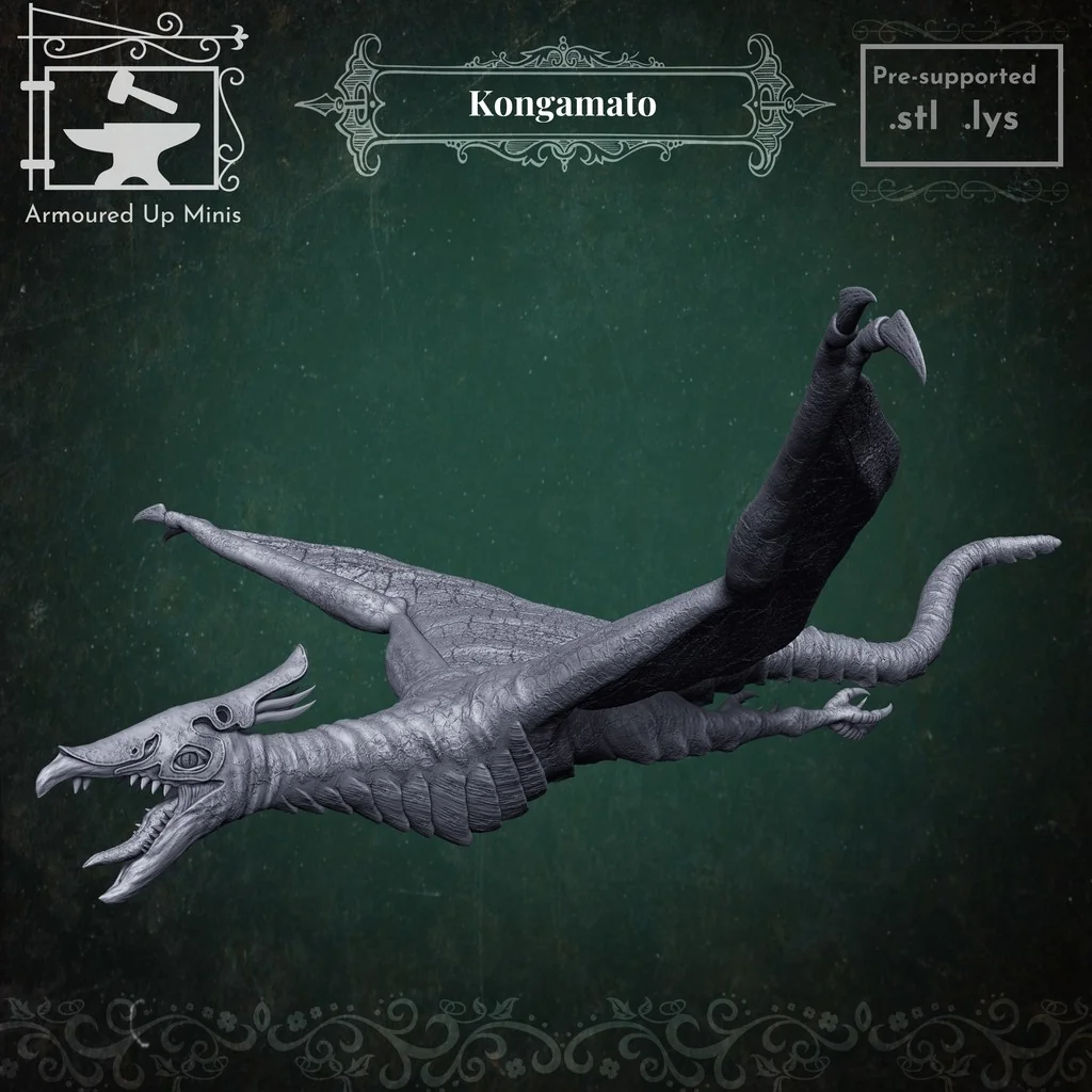 3D-модель Кунгаматo для настольных RPG