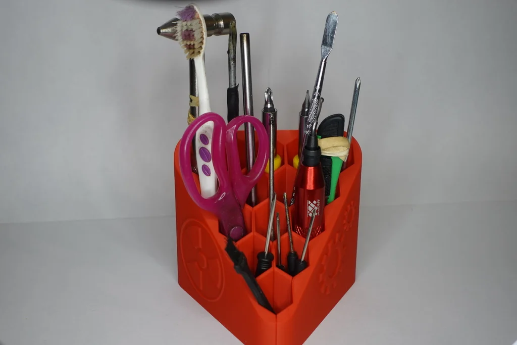 Шестигранный держатель для инструментов в стиле вазы