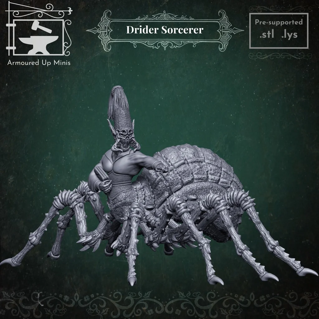 Миниатюра Drider Wizard для настольных игр