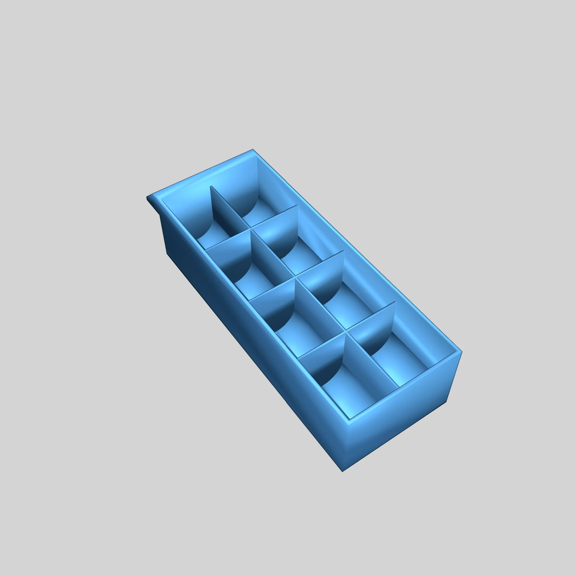 Органайзер для мелких деталей с постоянными перегородками