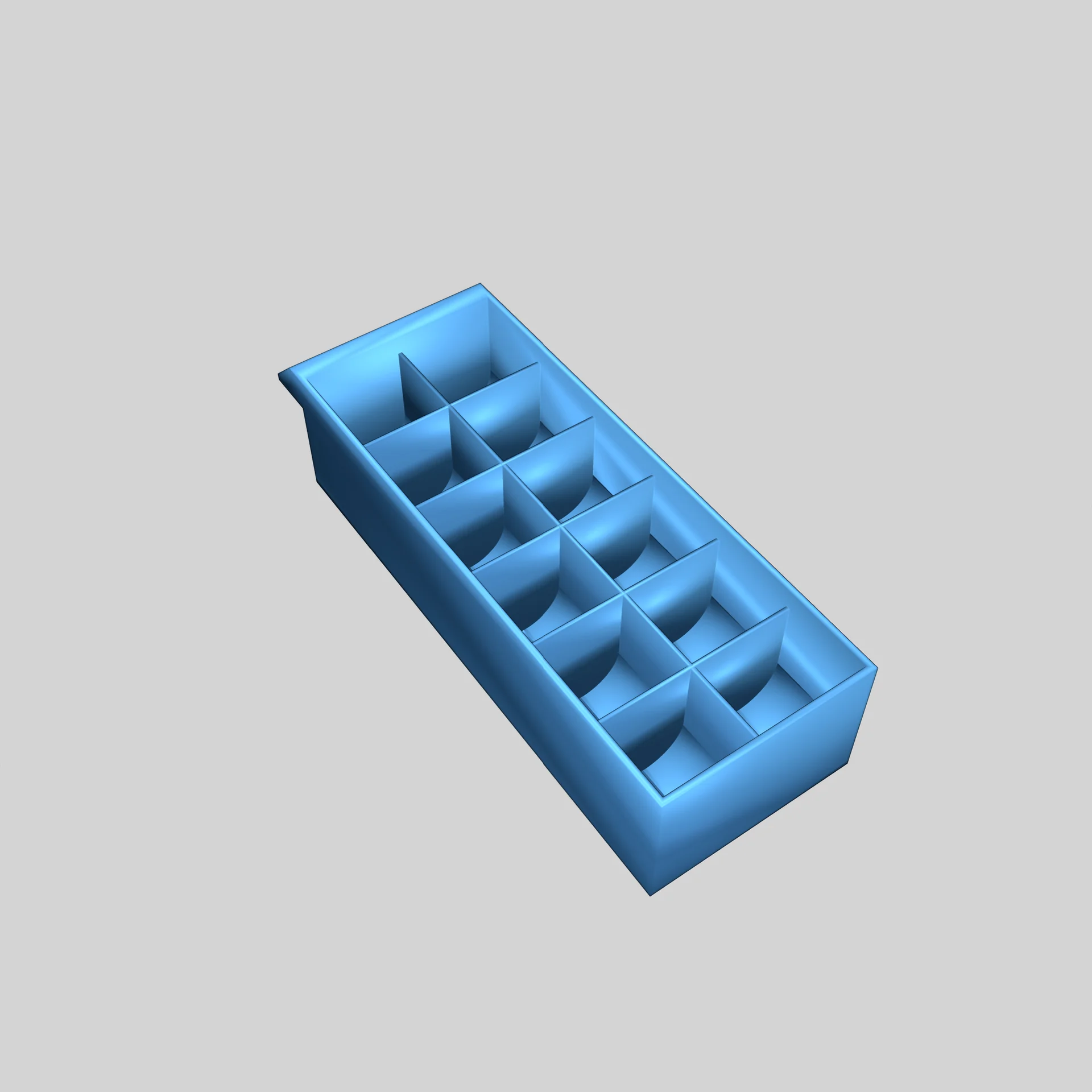 Органайзер для мелких деталей с постоянными перегородками