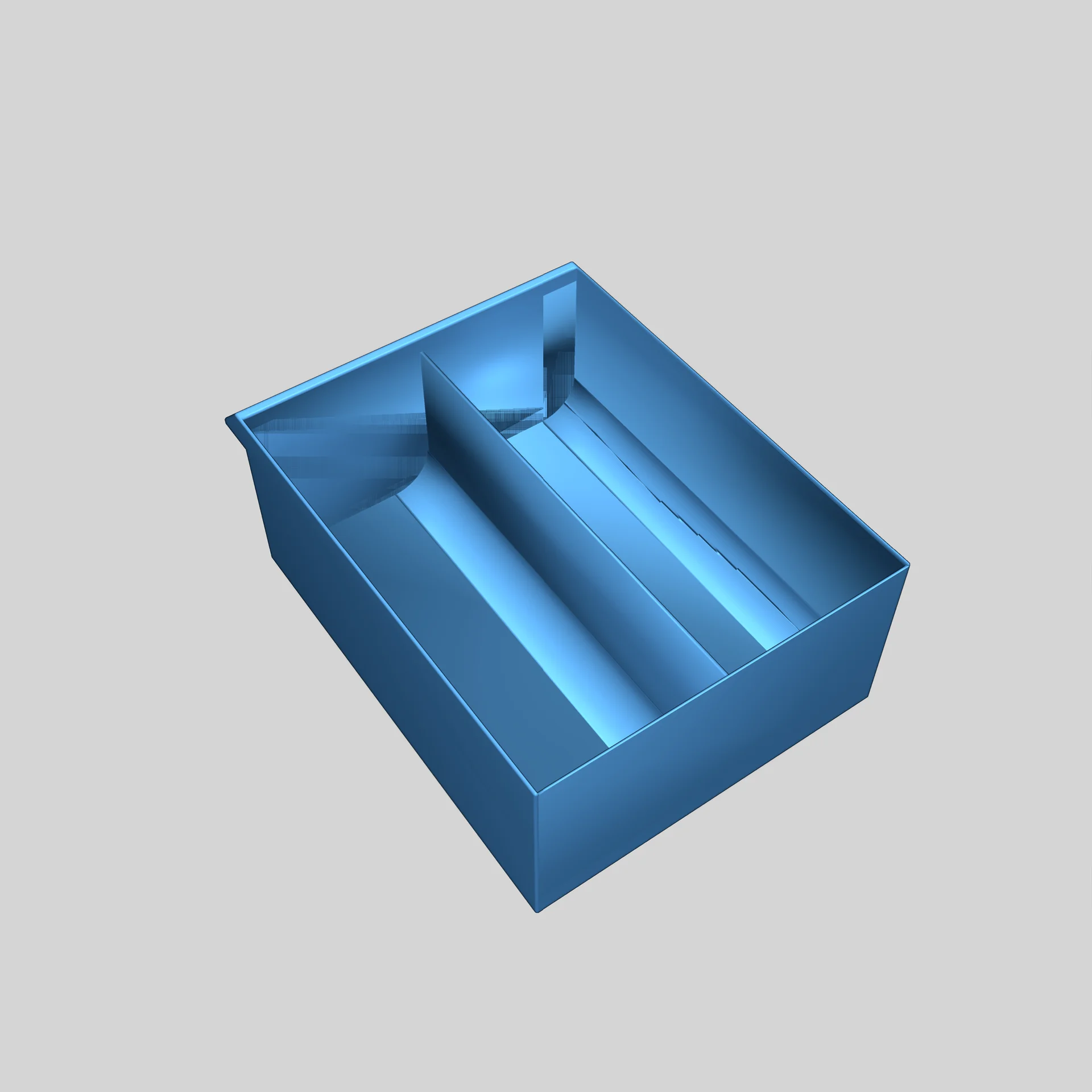 Органайзер для мелких деталей с постоянными перегородками
