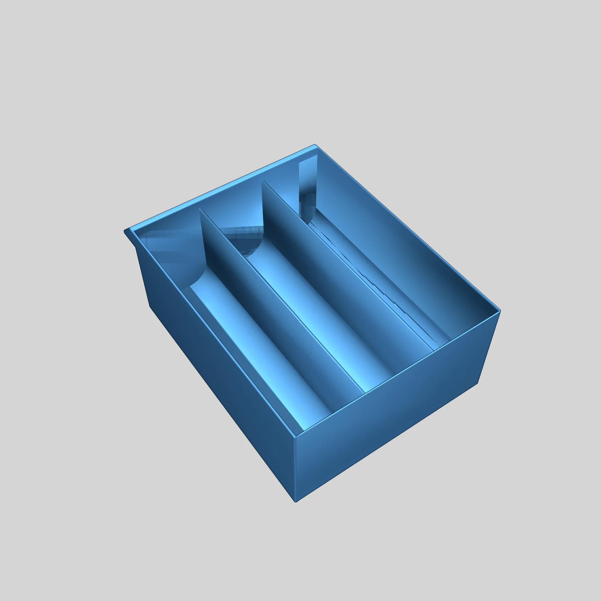 Органайзер для мелких деталей с постоянными перегородками