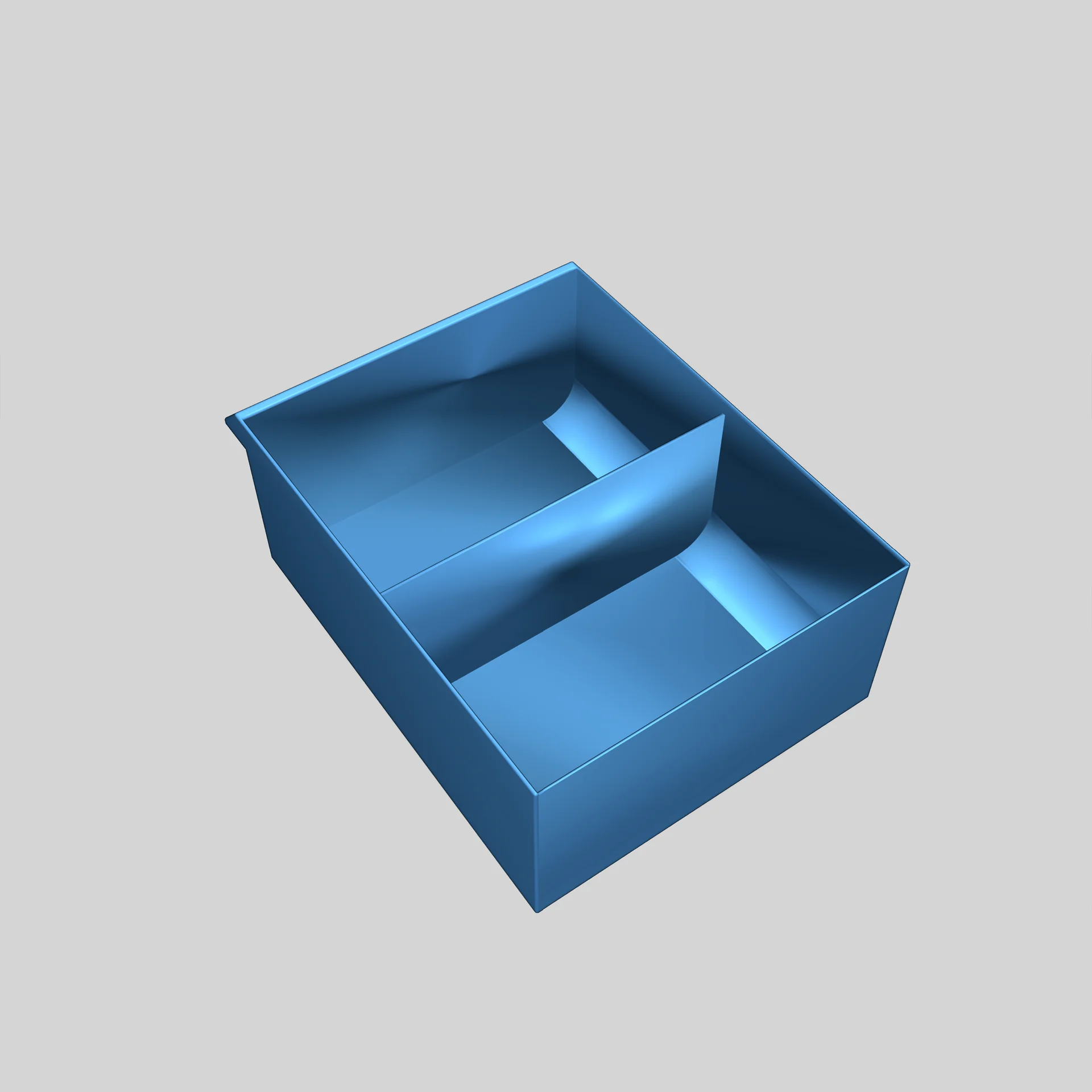 Органайзер для мелких деталей с постоянными перегородками