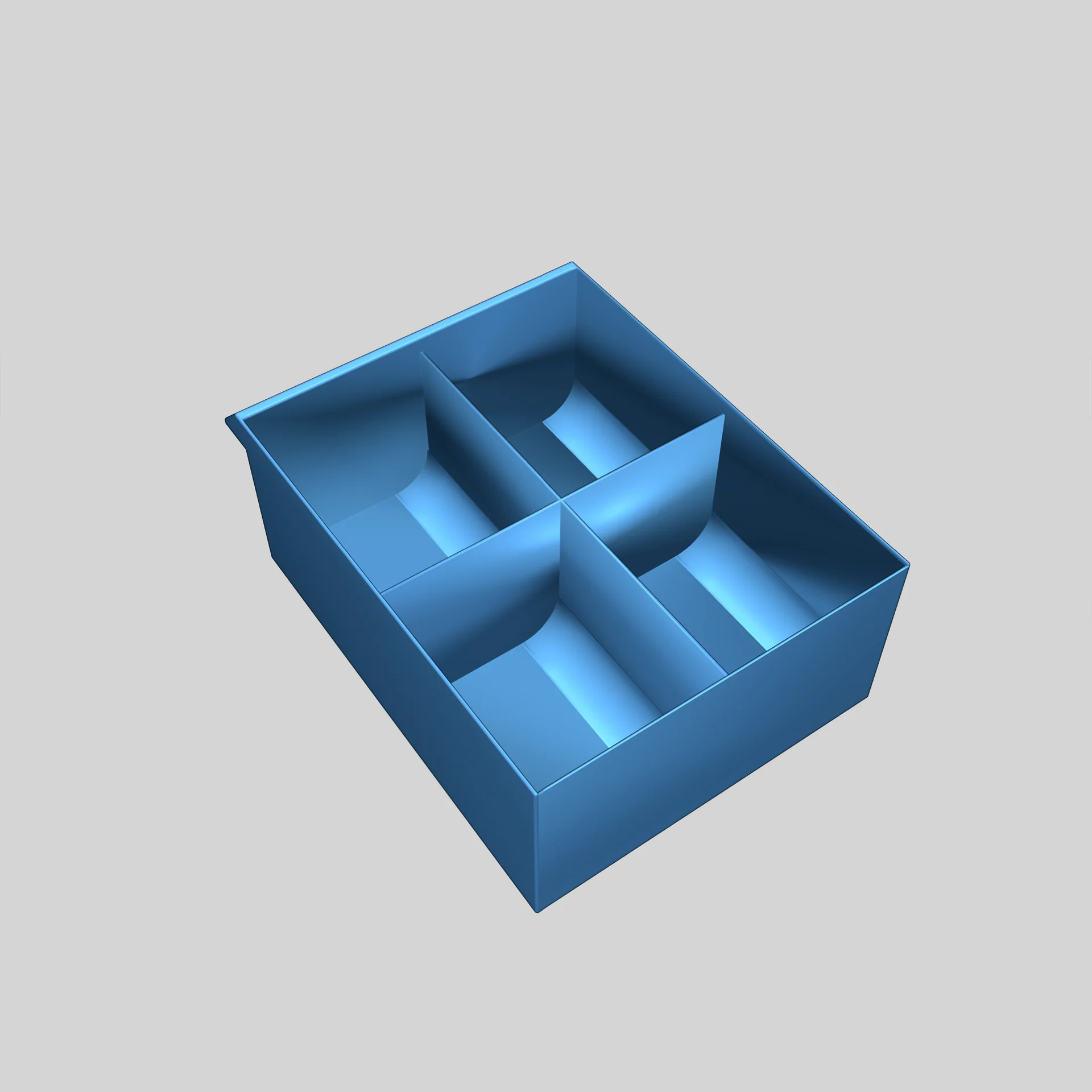 Органайзер для мелких деталей с постоянными перегородками