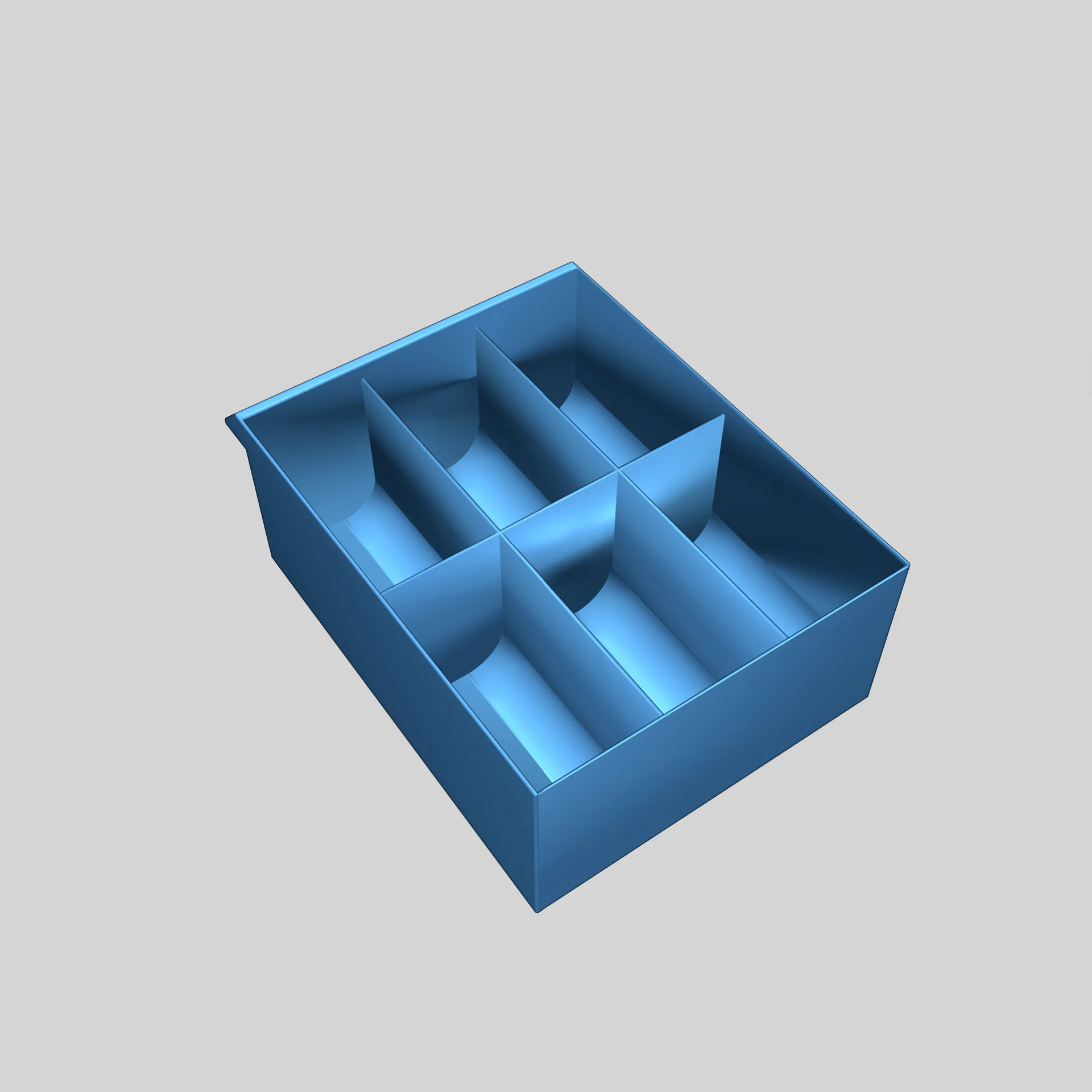 Органайзер для мелких деталей с постоянными перегородками
