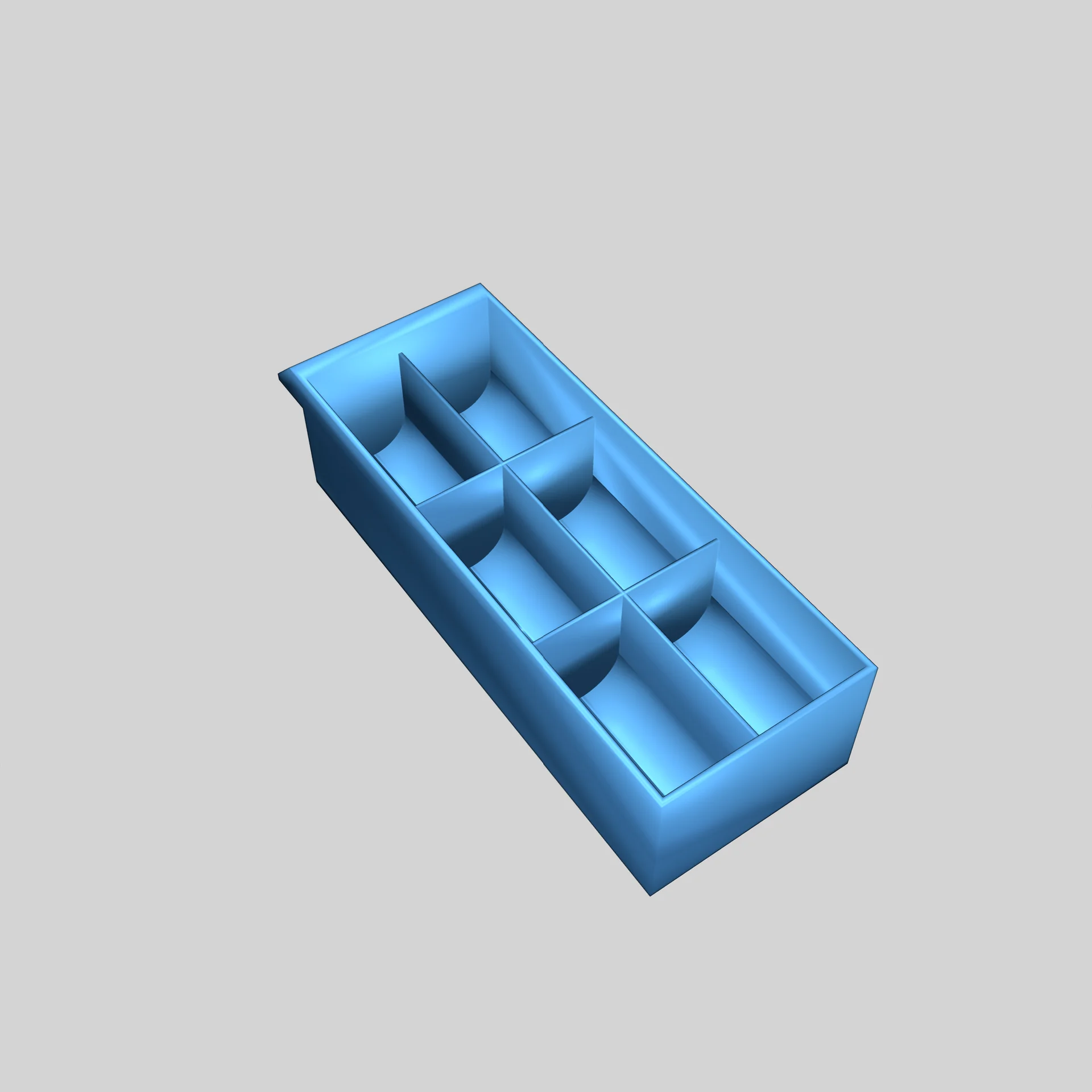 Органайзер для мелких деталей с постоянными перегородками