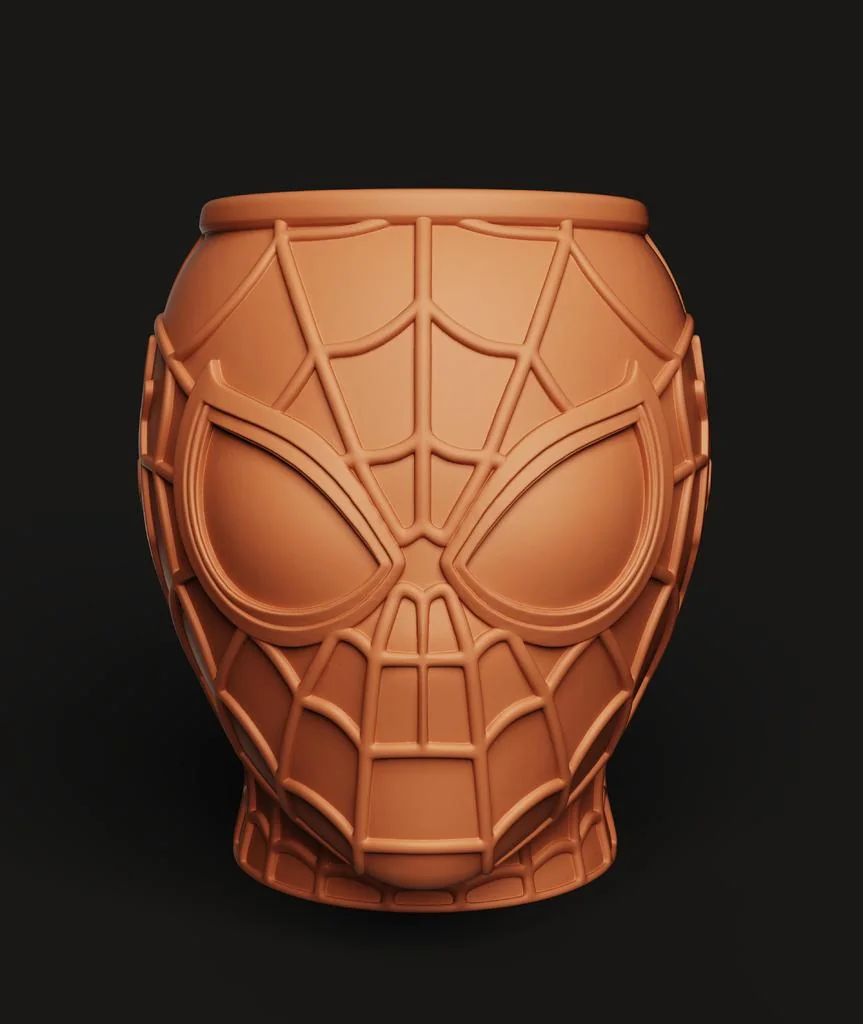 Кружка в форме головы Человека-Паука