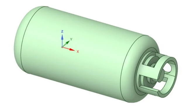 Ключница в форме 50L газового цилиндра