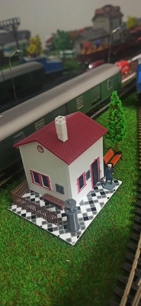 Кабина маневрового локомотива HO 1/87