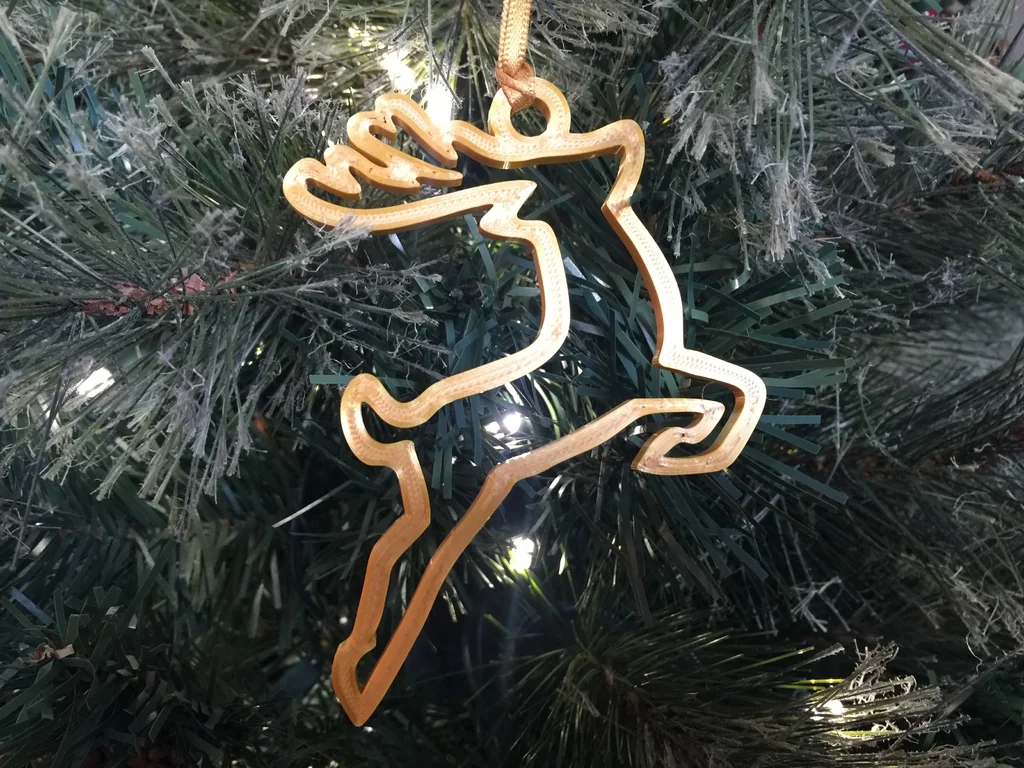 Орнамент оленя для Рождества
