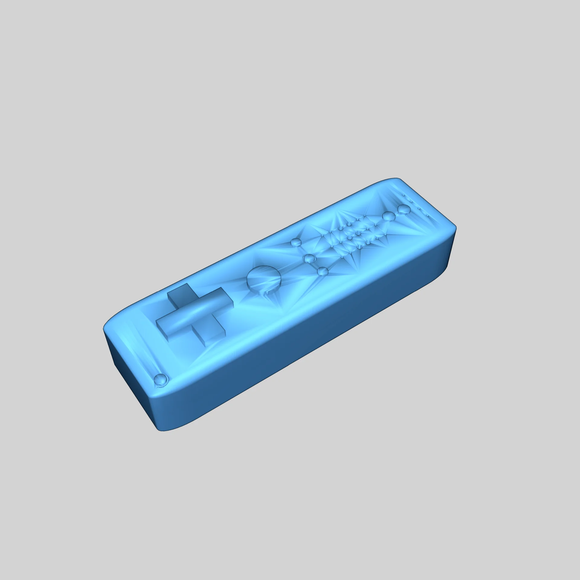 Мини-модель WII с контроллером и диском