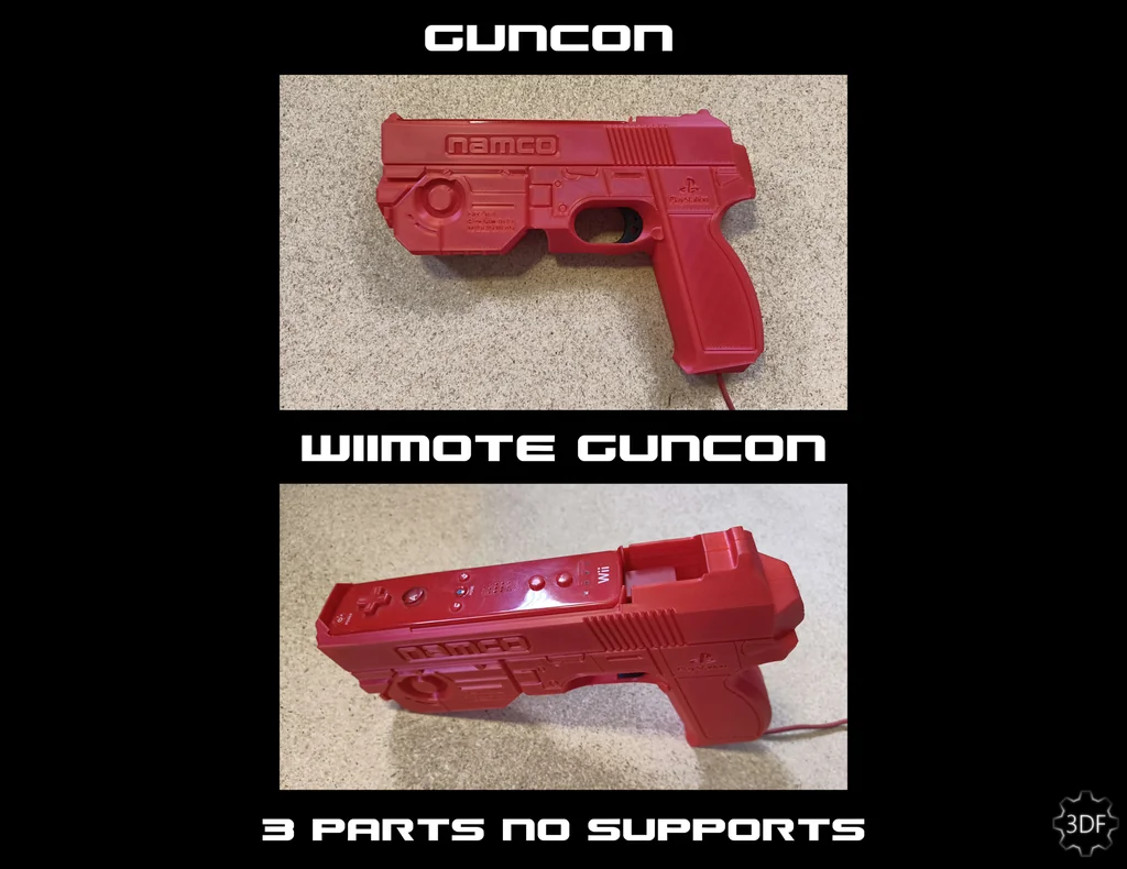 3D Модель WiiMote Guncon