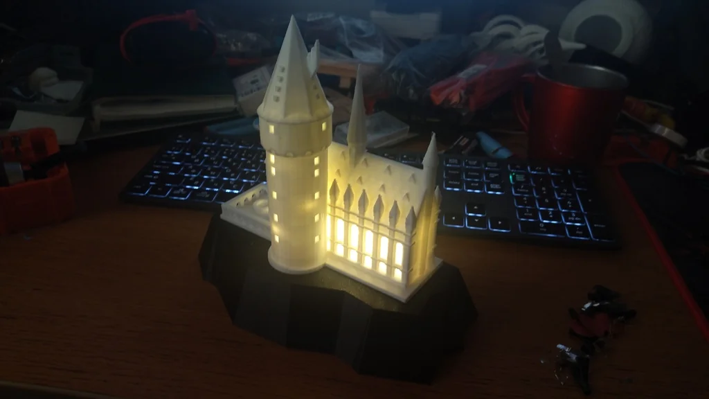 Лампа Замка Хогвартс из Гарри Поттера (батарейная версия)