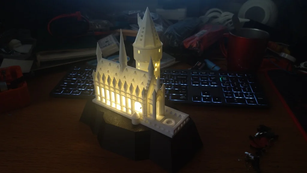 Лампа Замка Хогвартс из Гарри Поттера (батарейная версия)