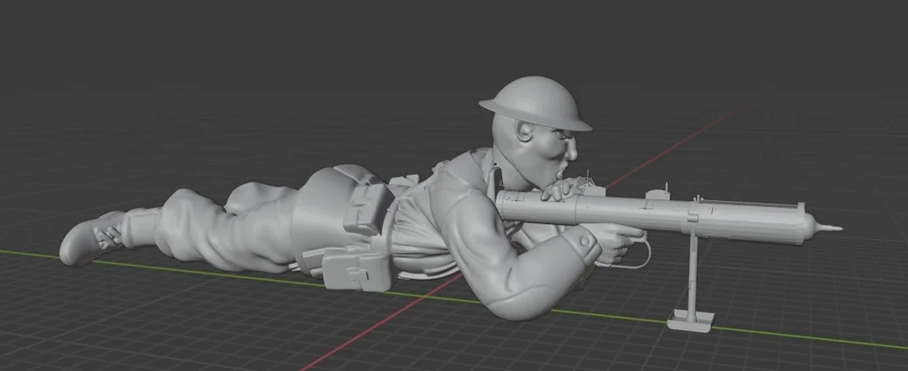 Солдат с PIAT 28mm