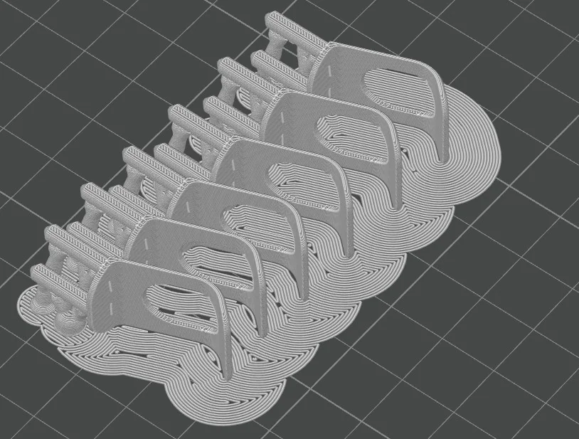 Модель зажима для держателя туалетной бумаги "Шон - овечка"