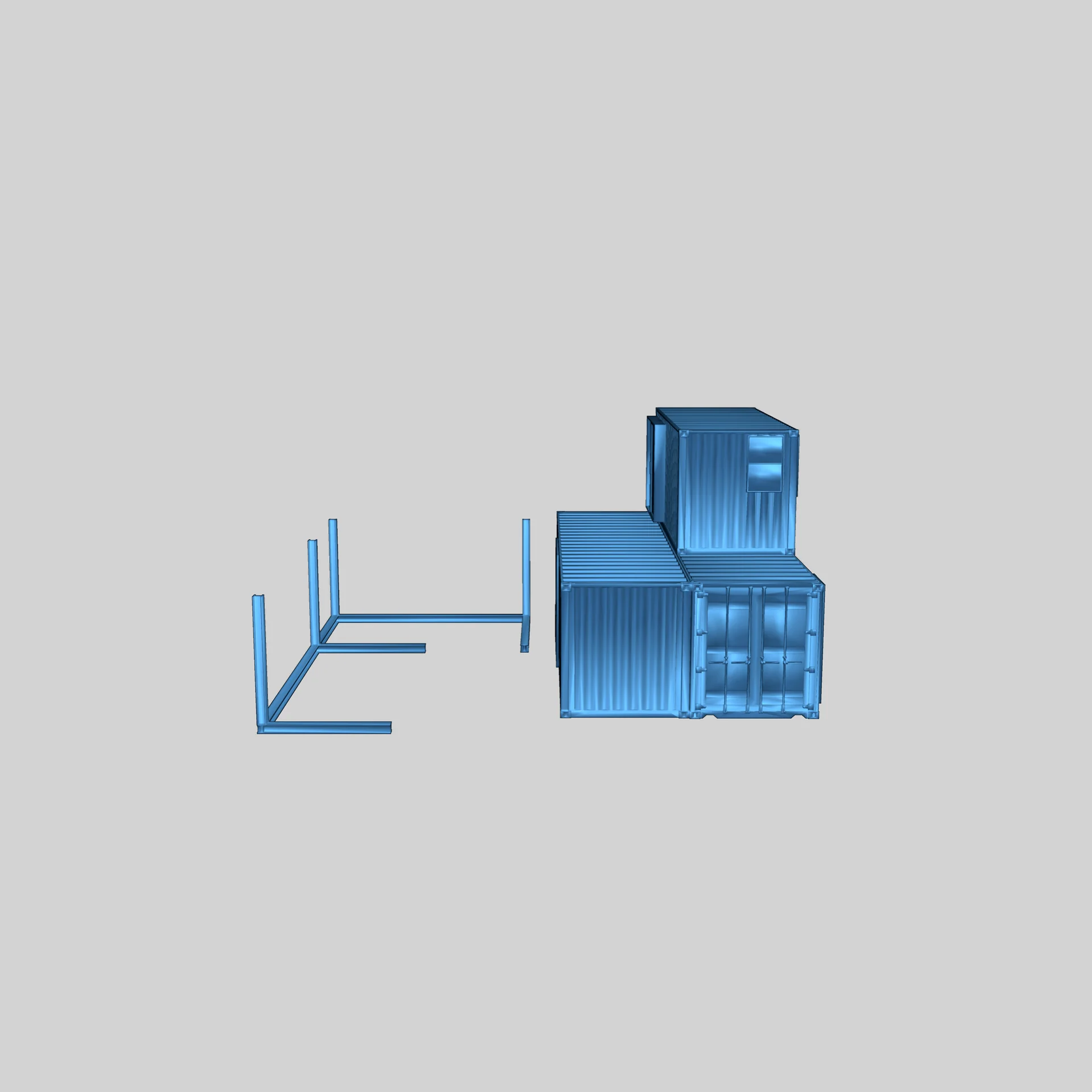 Дом из контейнеров 3X
