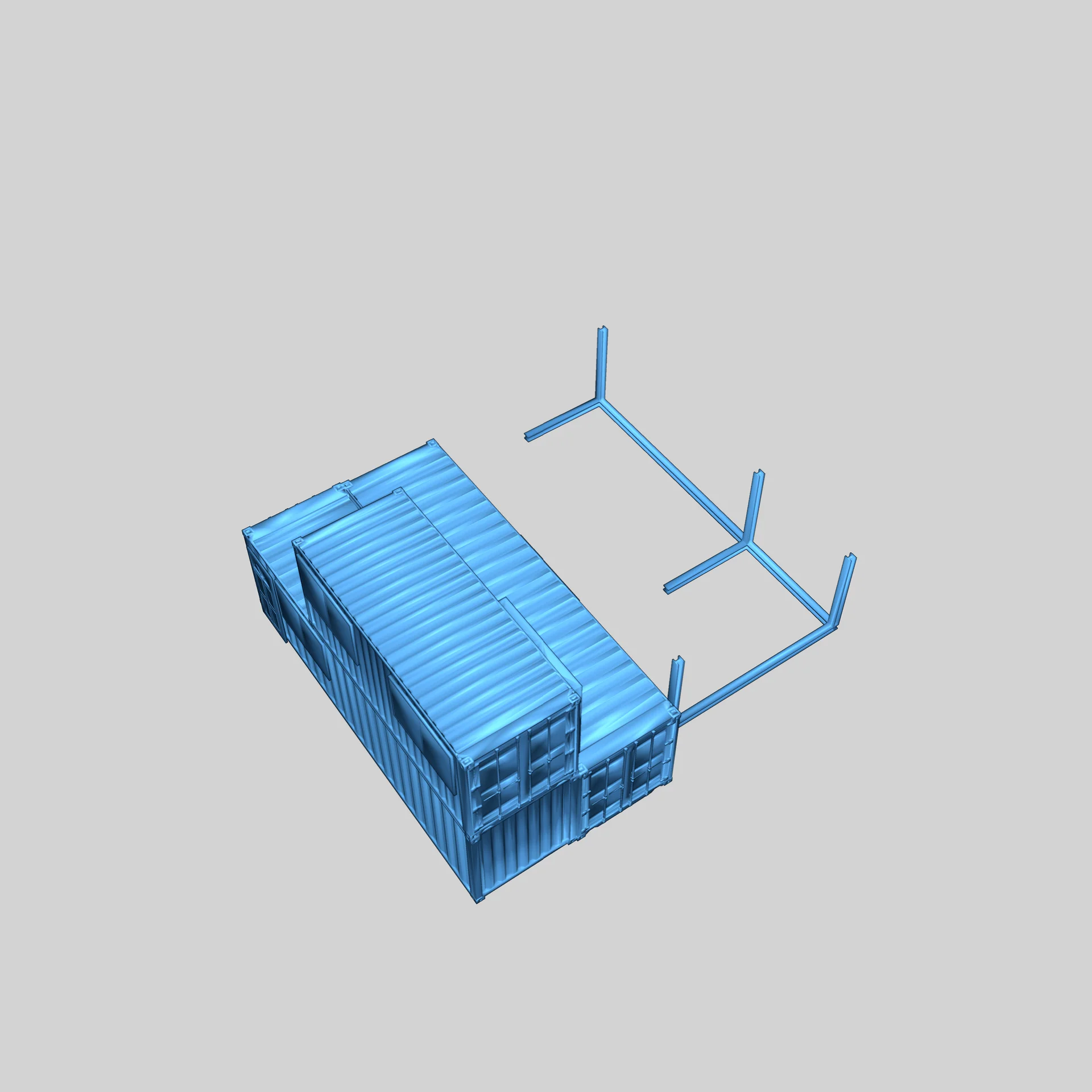 Дом из контейнеров 3X