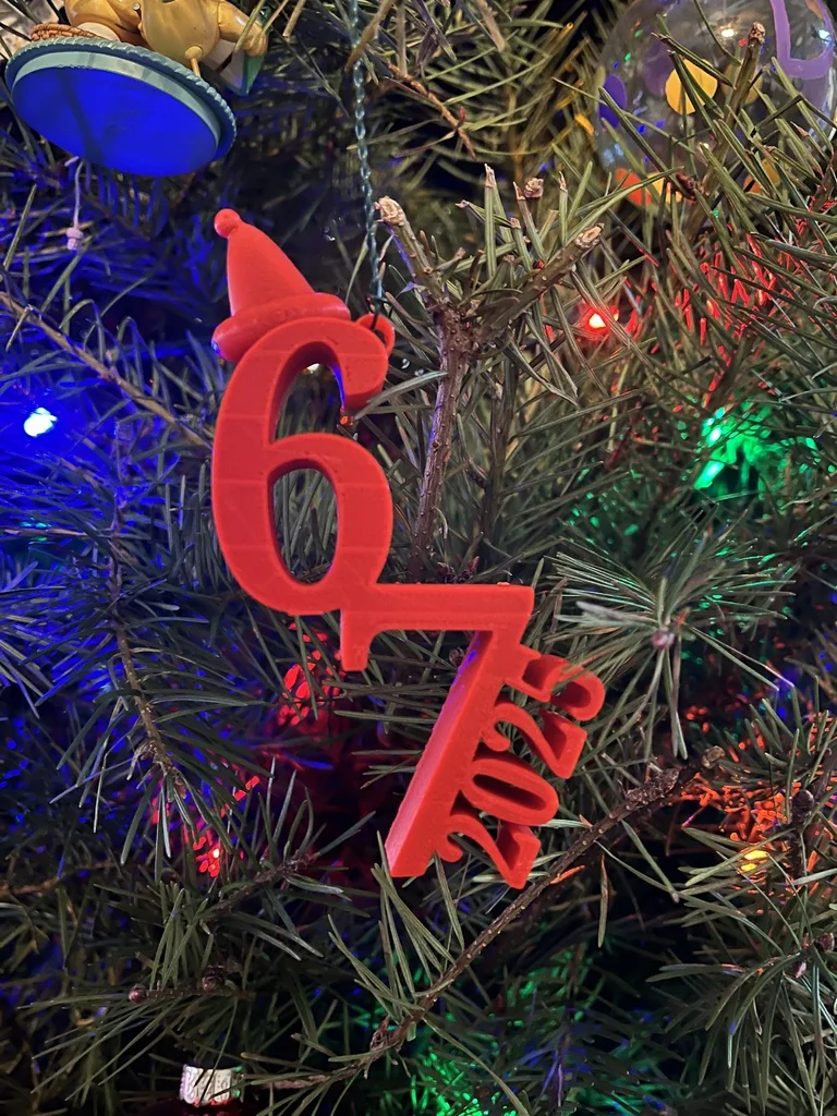 Ёлочная игрушка 67 Christmas