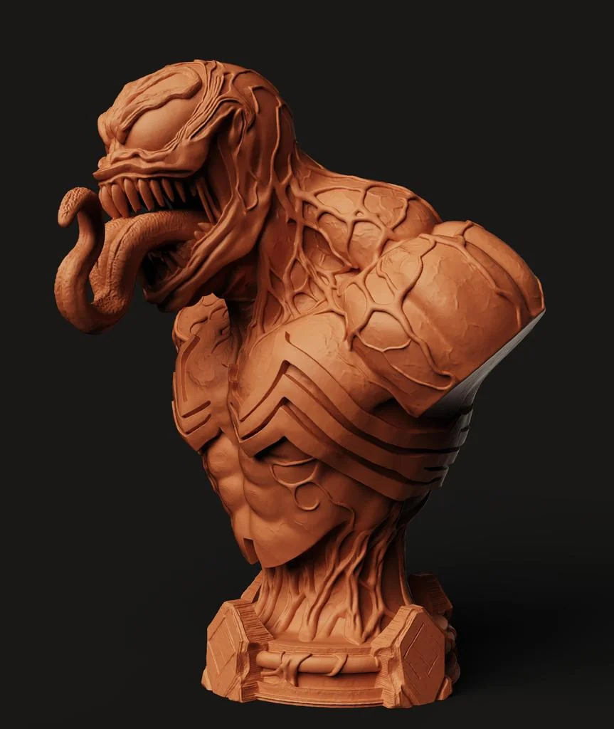 Веном Симбиоте: Высокодетализированная Скульптура