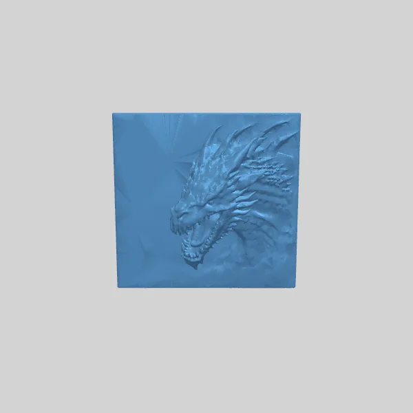 Доска с драконом (Плитка) 3 – Рельефное искусство