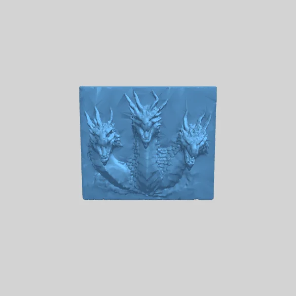 Панно на стену: Трехголовый дракон