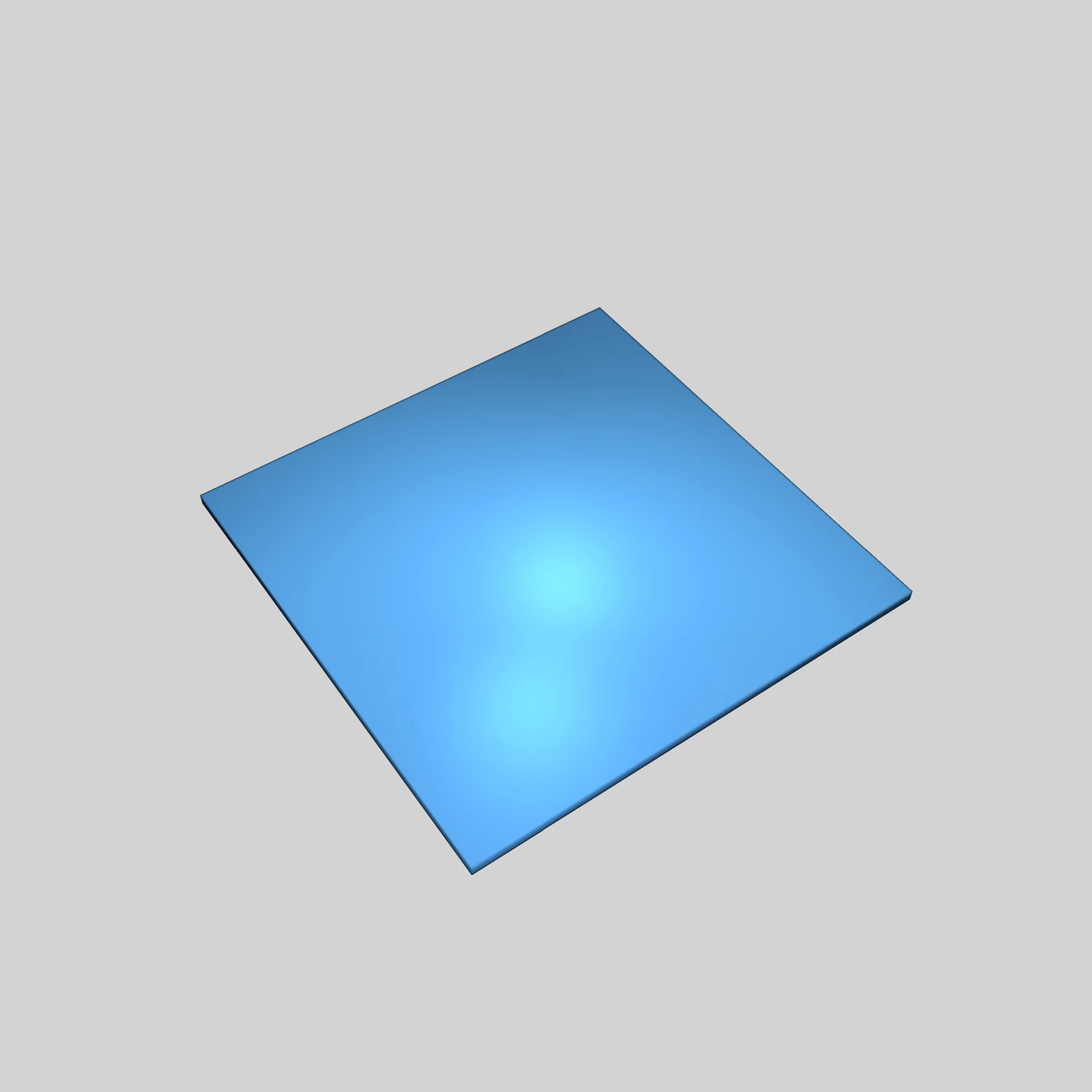 Модель для тестовой печати 80x80x2