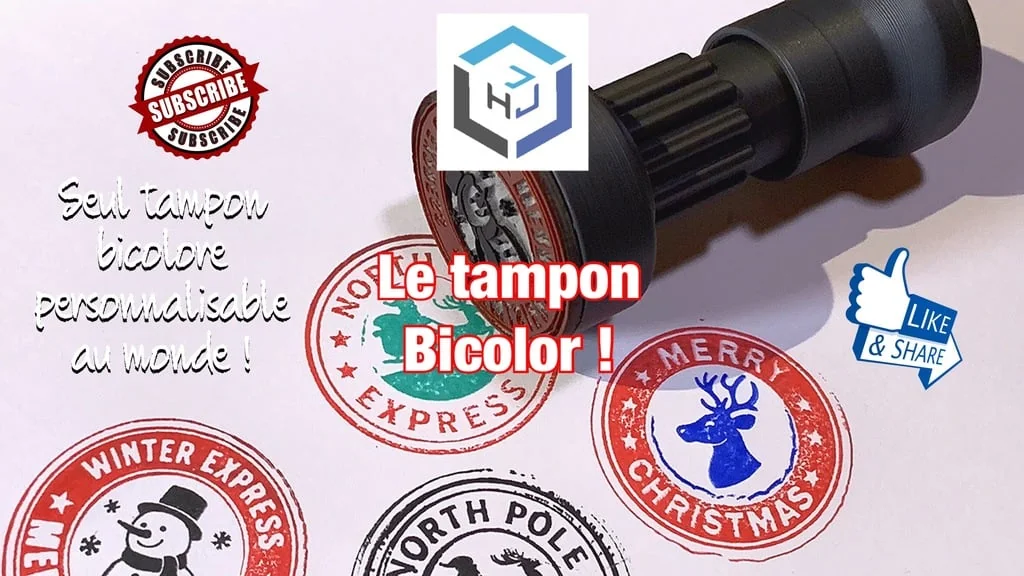 Двухцветный штамп - Bicolor Stamp