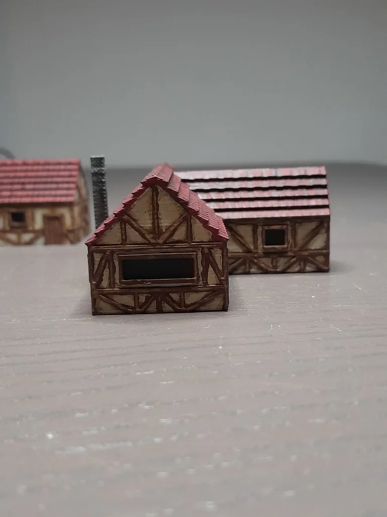 10мм Деревянный Каркасный Дом 1